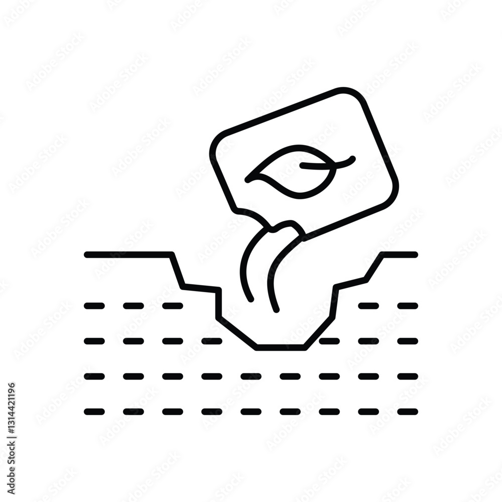 Fertilization Vector icon Fertilization Vector icon