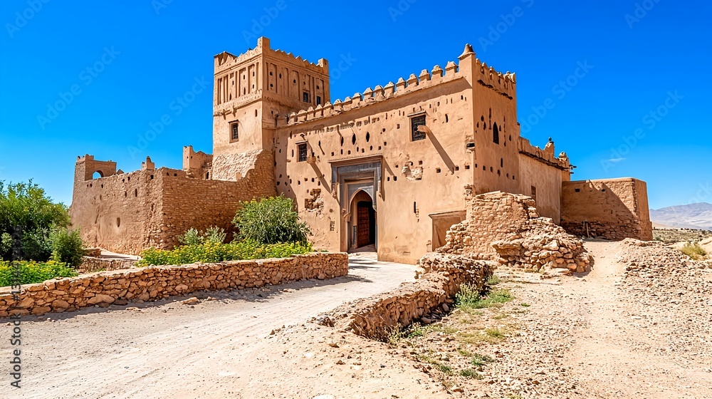 Historic Moroccan Kasbah Architecture - • Authentic travel Historic Moroccan Kasbah Architecture - • Authentic travel