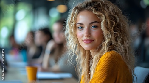 Wallpaper Mural Female IT project managers leading a technology team, planning software updates, product development discussions Torontodigital.ca