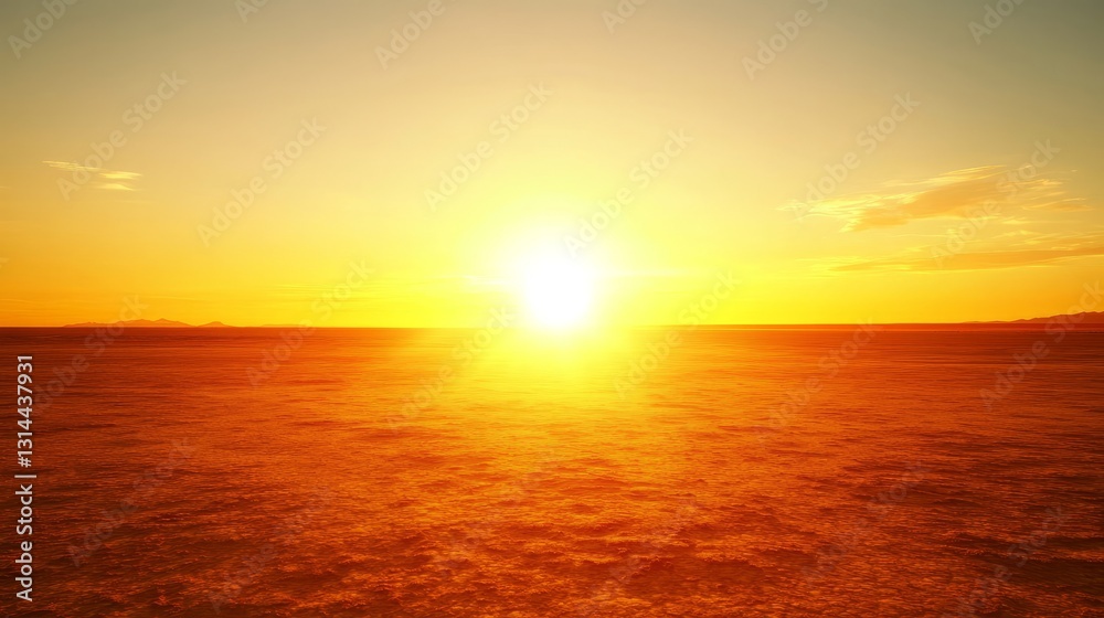 Generic Radiant Desert Overview Sunrise Horizon Glowing Generic Radiant Desert Overview Sunrise Horizon Glowing