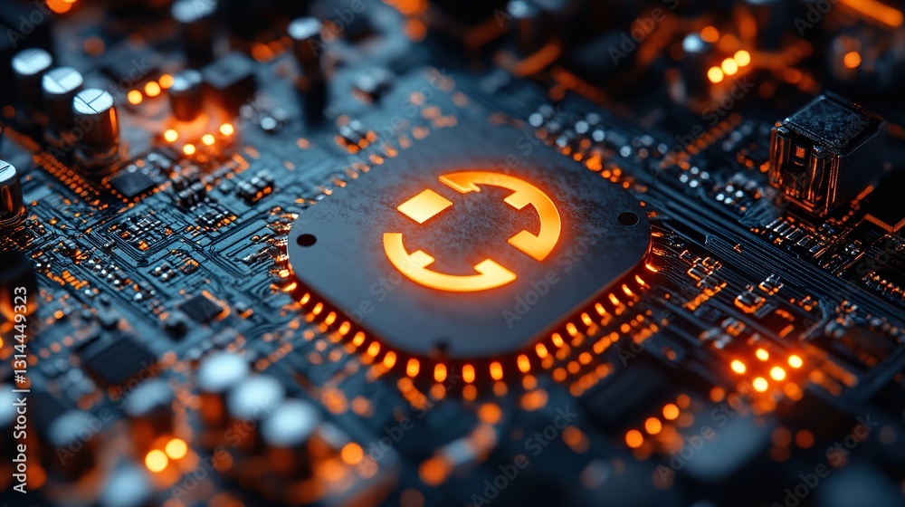 Fototapeta premium Software Update Application Upgrade Technology