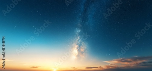 Starry Night Sky Milky Way Galaxy