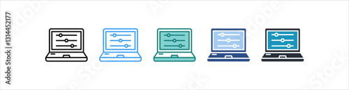 Control Icon Set Multiple Style Collection 