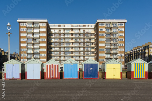 Buildings on Brighton promenade. UK photo