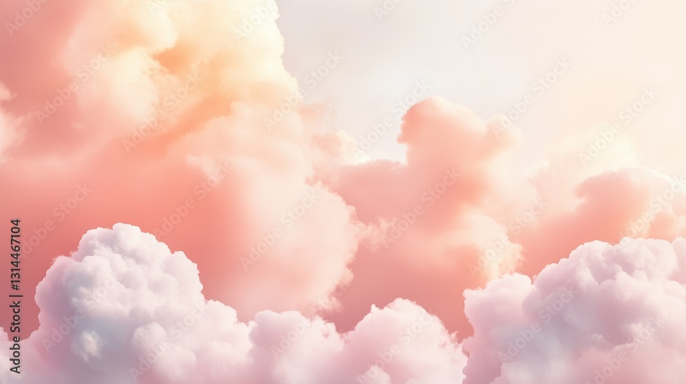 Ethereal Sunrise Clouds With Soft Glow