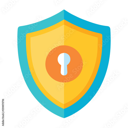 Secure Your Data Shield Icon Representing Digital Protection