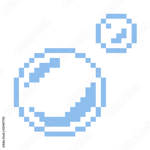 soap bubble in pixel art