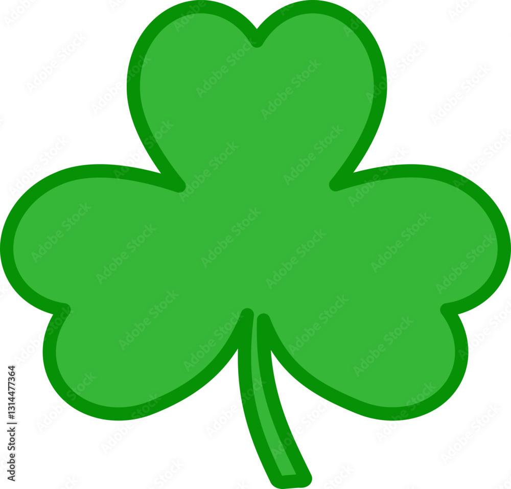 St. Patrick's Day clover shamrock leaf pattern. St. Patrick's Day clover shamrock leaf pattern.