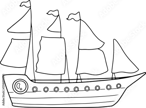 ship cartoon