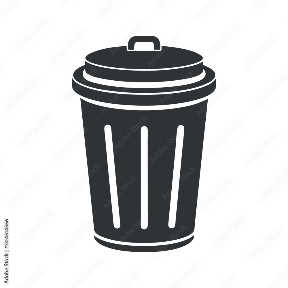 vector trash can icon vector trash can icon