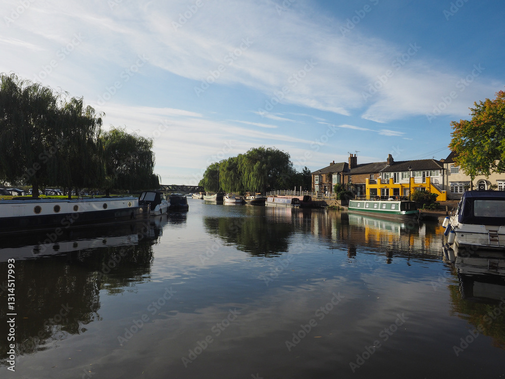 Naklejka premium River Great Ouse in Ely