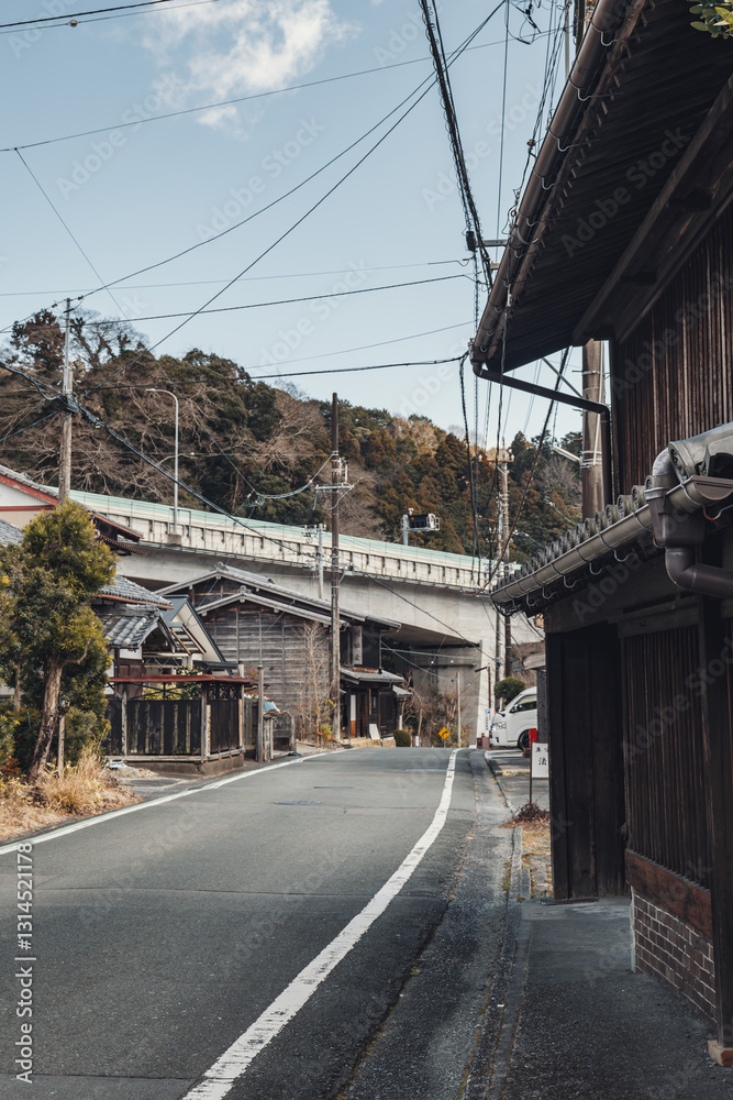 静岡県掛川市にある江戸時代から続く東海道日坂宿