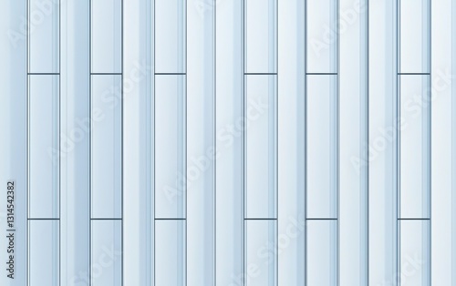 Wallpaper Mural A minimalist, modern wall design featuring vertical panels in a light blue tone, conveying simplicity and contemporary aesthetics. Torontodigital.ca