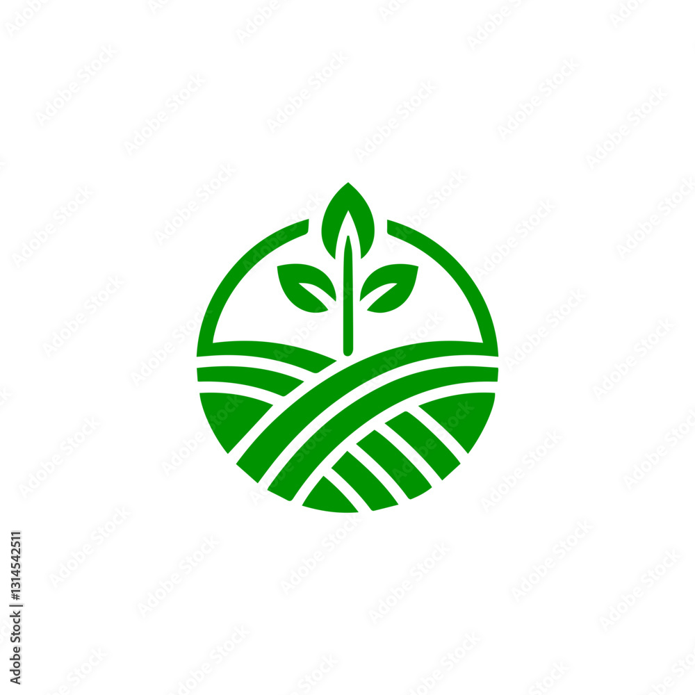 modern and minimalist agriculture and farming logo modern and minimalist agriculture and farming logo