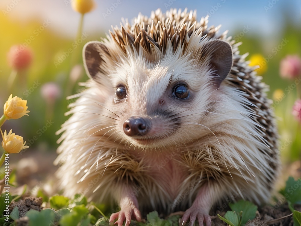 Hedgehog in Spring Hedgehog in Spring