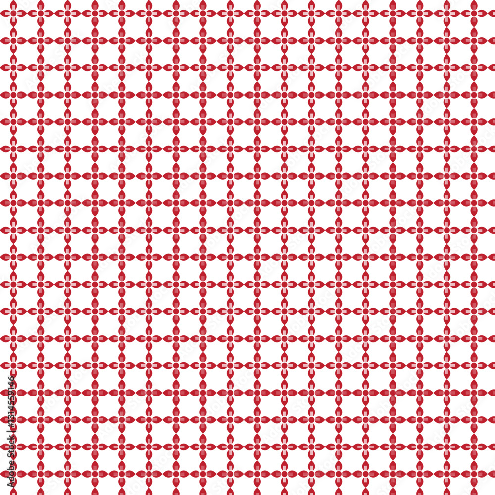 seamless pattern with red dots