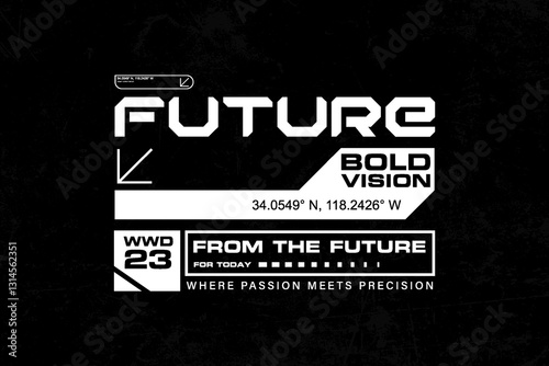 Brutalism Urban streetwear style poster design templates