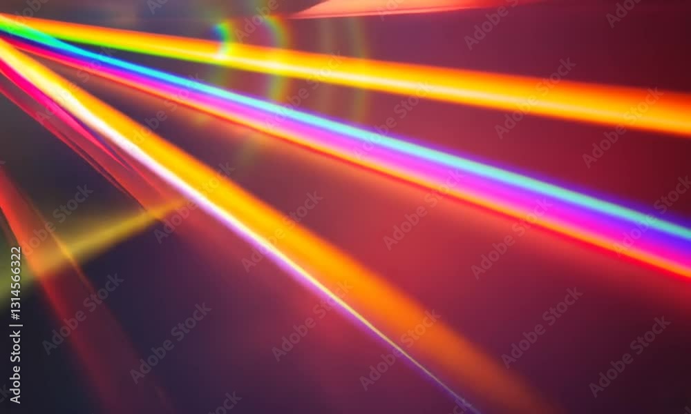 Colorful light beams creating a vibrant abstract pattern against a dark background Colorful light beams creating a vibrant abstract pattern against a dark background