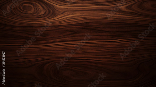Rich brown wooden texture with natural swirling grain and polished finish UHD 4K Image