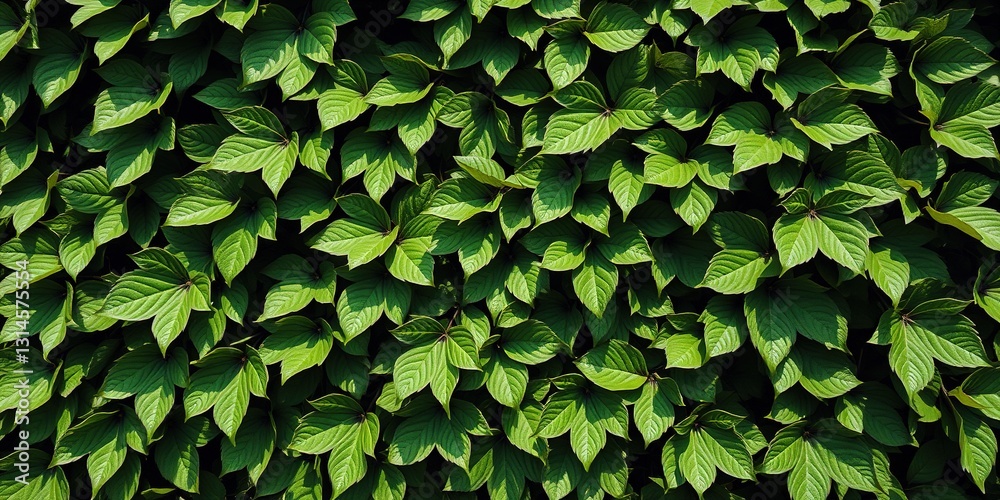 Textured Green Leaf Background Textured Green Leaf Background