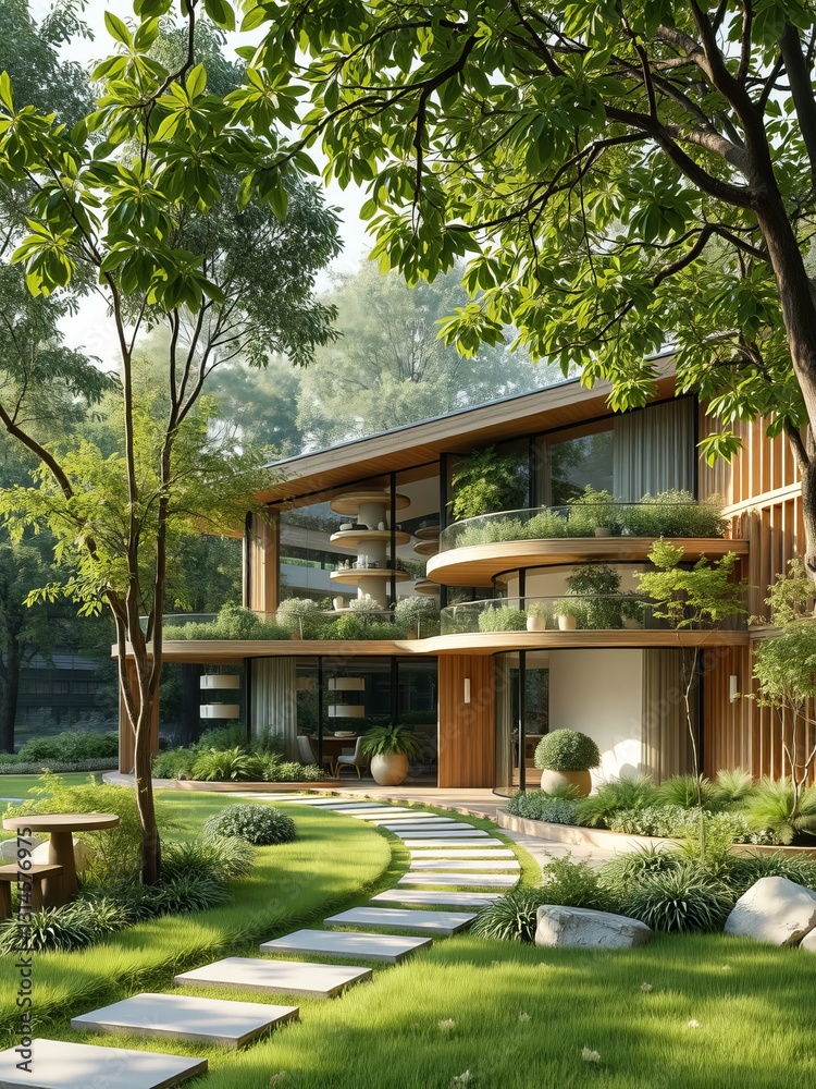 Charming House Surrounded by Lush Green Grass and Abundant Windows Creating a Bright Inviting Atmosphere Charming House Surrounded by Lush Green Grass and Abundant Windows Creating a Bright Inviting Atmosphere