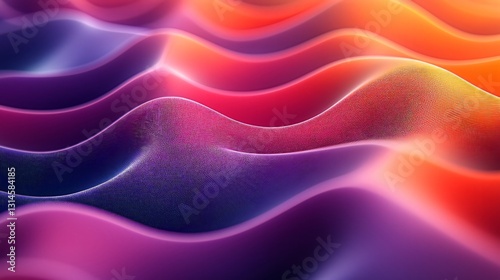 Abstract Colorful Wave Pattern