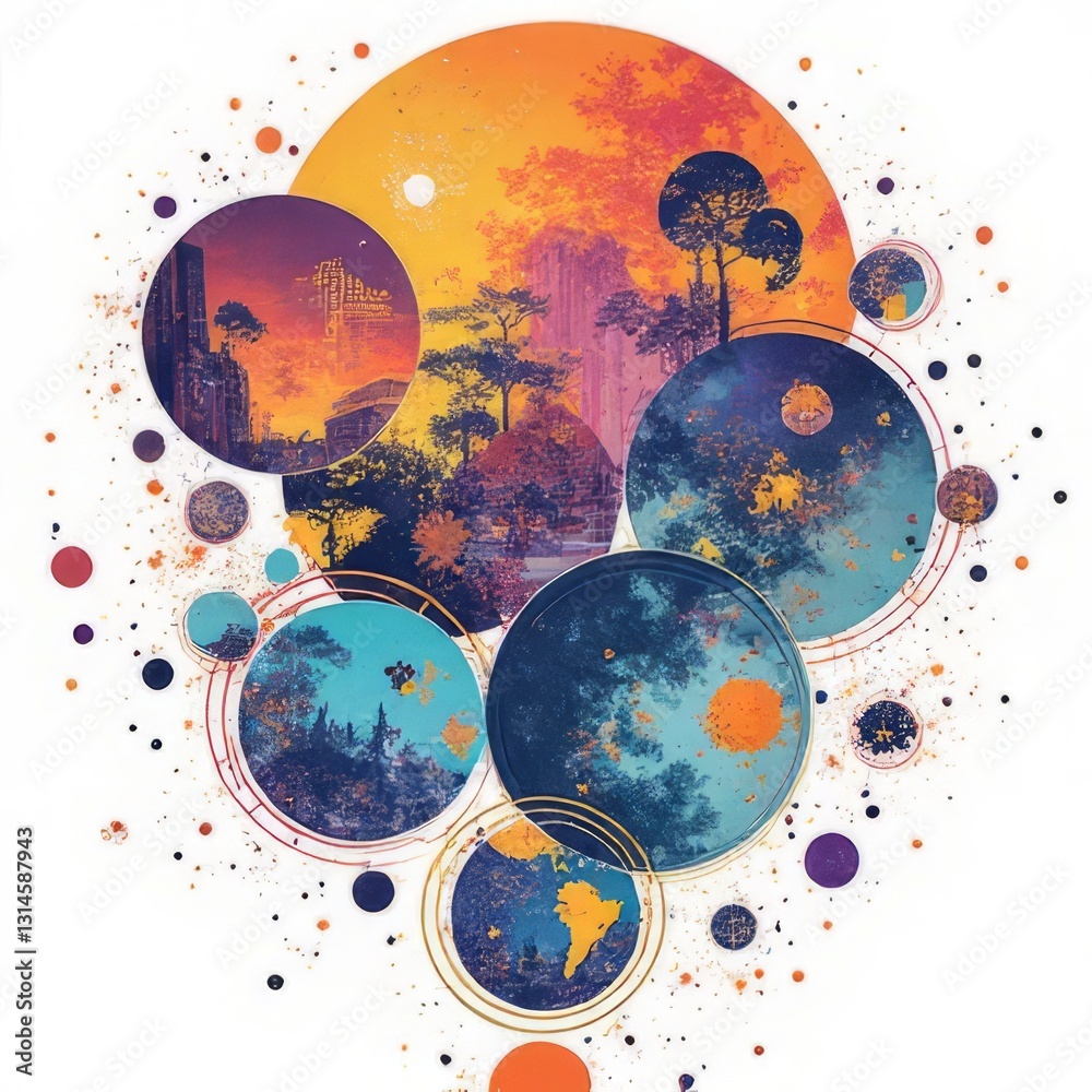 Fototapeta premium Mix modern art