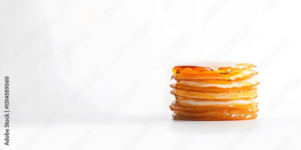 Fototapeta premium Pancake on a white background