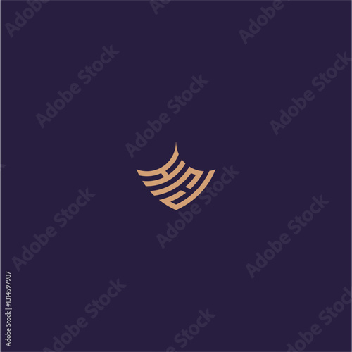 HH monogram logo concept