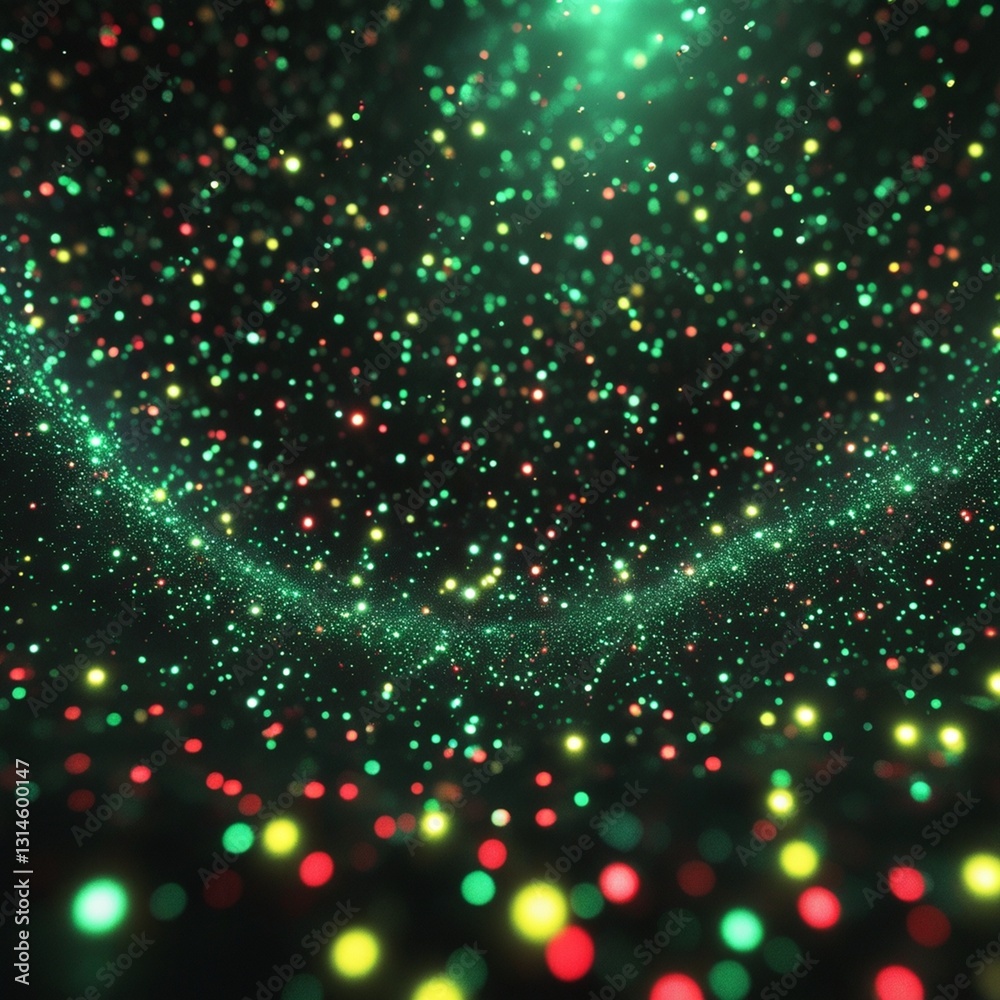 Fototapeta premium light, christmas, glitter, lights, stars, backgrounds, particle, gold, design, bright, pattern 