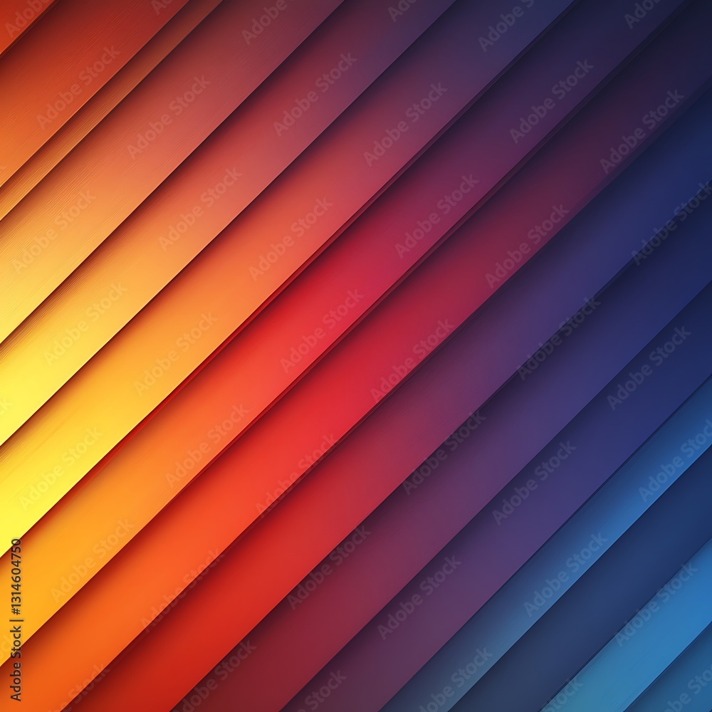 Fototapeta premium Colorful Abstract Background with Diagonal Lines and Gradient Transition