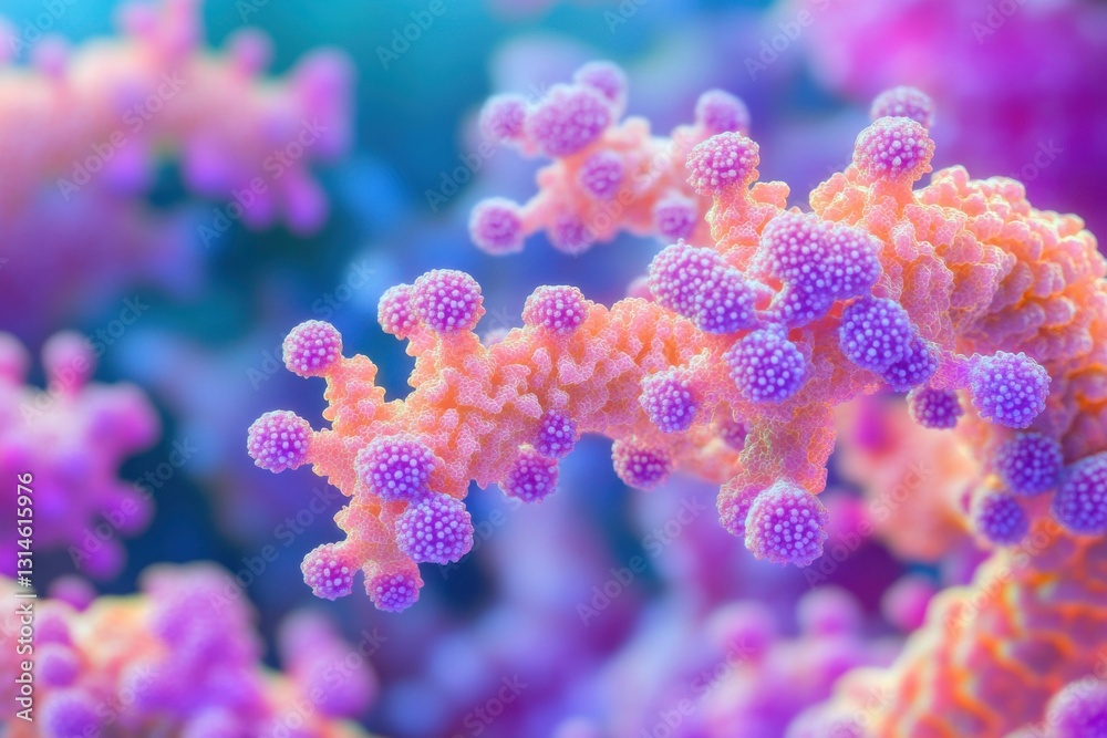Viral RNA: SARS-CoV-2 Polymerase Replicating RNA Molecule for Protein Synthesis Viral RNA: SARS-CoV-2 Polymerase Replicating RNA Molecule for Protein Synthesis