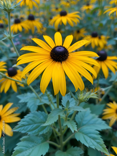 Rudbeckia hirta, commonly called black-eyed Susan