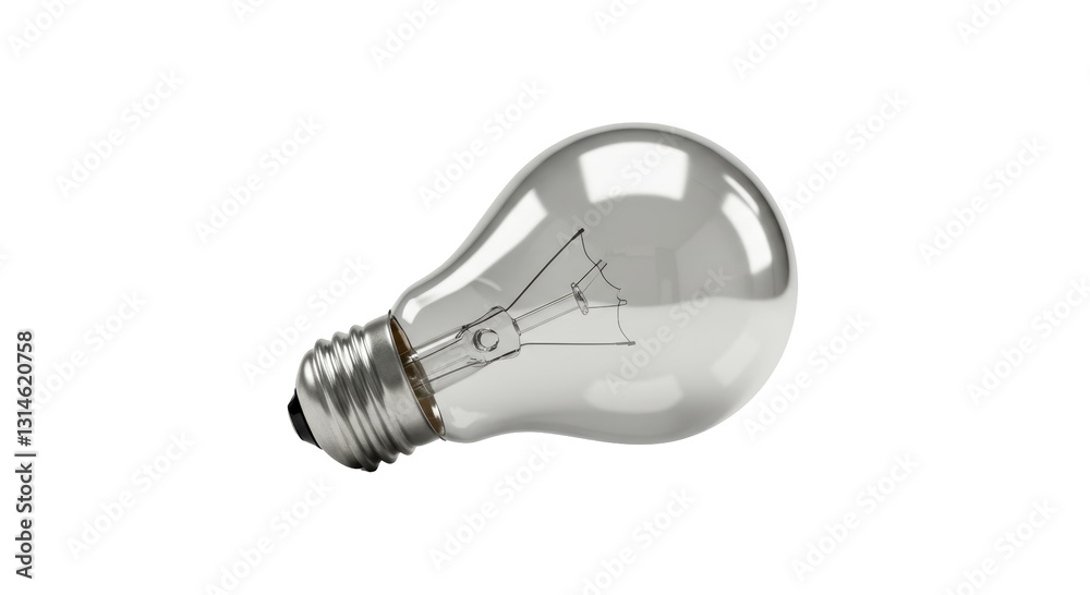 Isolated Classic Incandescent Light Bulb Isolated Classic Incandescent Light Bulb
