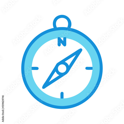 Free Download vector illustration of a compass - GFXLoad