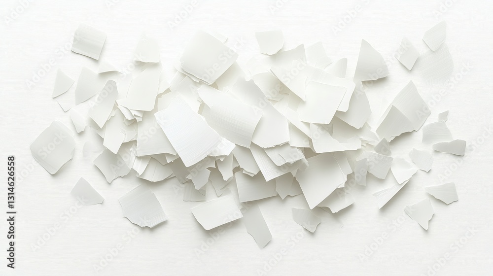 Obraz premium White Broken Pieces On Textured Background