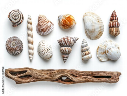 Seashells and Driftwood: A Coastal Collection