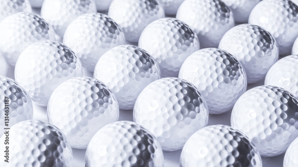 Closeup view of golf ball Closeup view of golf ball