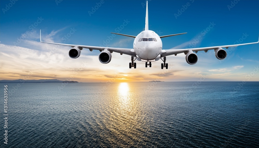 Obraz premium airplane in the sky