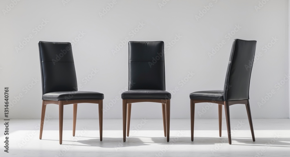 Fototapeta premium Composition of chairs