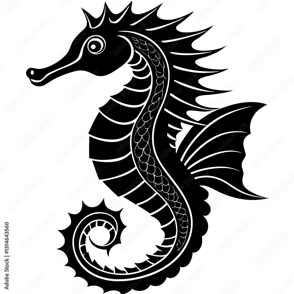 Naklejka premium vector illustration of a dragon