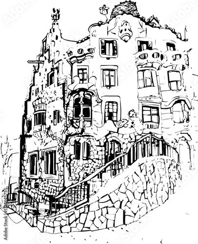 barcelona, coloring page, architecture, arch, building, corridor, stone, column, europe, ancient, arches, arcade, interior, church, abbey, old, arc, medieval, cloister, italy, light, monastery, archwa
