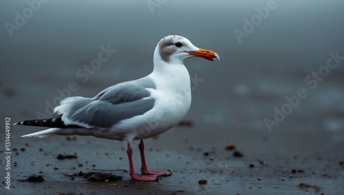 The laughing gull is a gull of medium size.