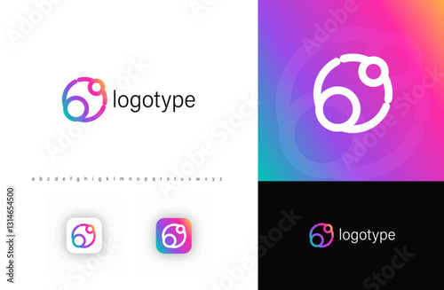 Abstract circular logo depicting parent and child, symbolizing protection, care, family bonding. Ideal for childcare services, adoption, parenting organizations, social foundations. Vector logo