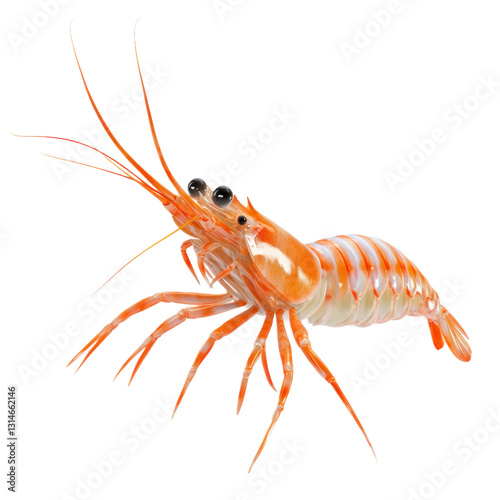 Wallpaper Mural 3D icon of Cleaner shrimp isolated on transparency background Torontodigital.ca