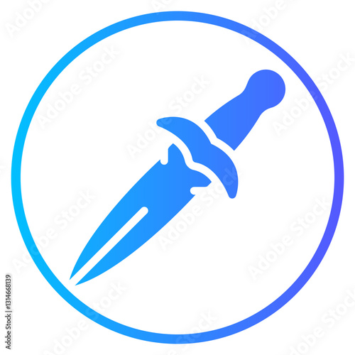dagger gradient icon