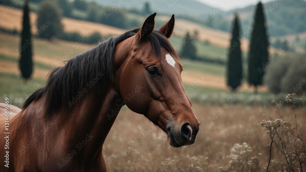 Obraz premium Horse in Tuscany.