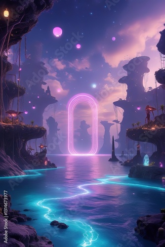 Dreamworld Escape A Surreal Portal Beyond Reality