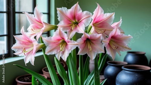 Amaryllis flowers or lilies are highly favored as decorative plants due to the attraction of their beautiful blossoms. These flowers are frequently linked to pride, assertiveness, and enchanting be...