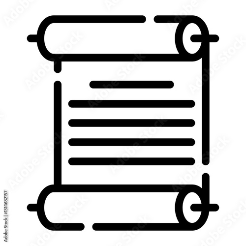 paper line icon